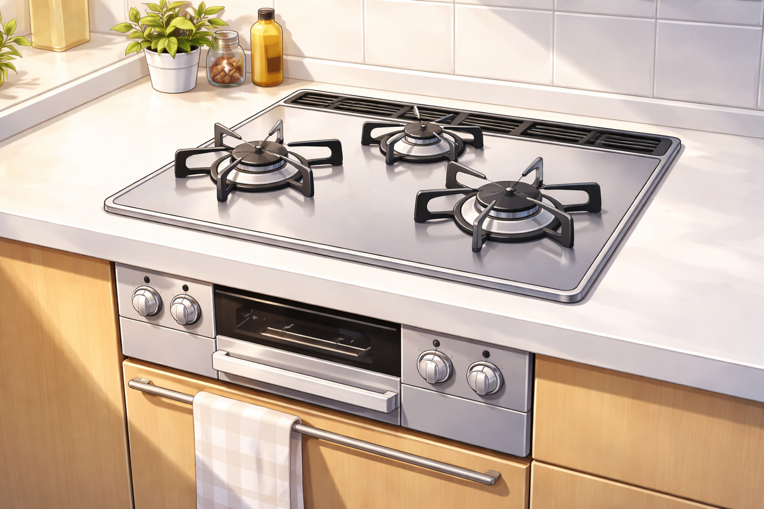 ビルトインコンロ・ガスコンロの交換